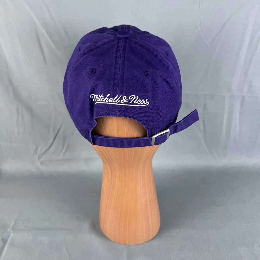 Toronto Raptors Snapback Cap Mens One Size Purple Mitchell & Ness NBA Basketball